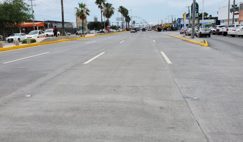 Concluye Gobierno de Tamaulipas repavimentación de la Avenida Reforma en Nuevo Laredo