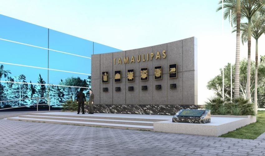 Construyen monumento por el Bicentenario de la Constitución de Tamaulipas