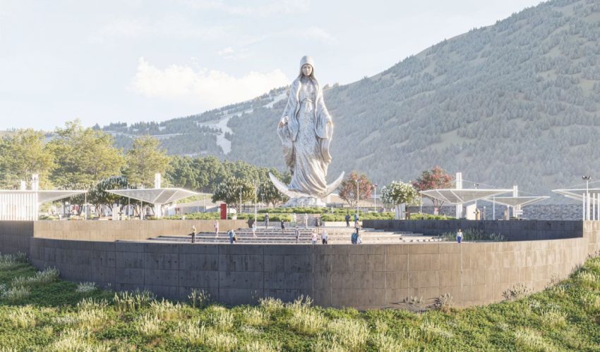 Inicia construcción de plazoleta turística en El Chorrito