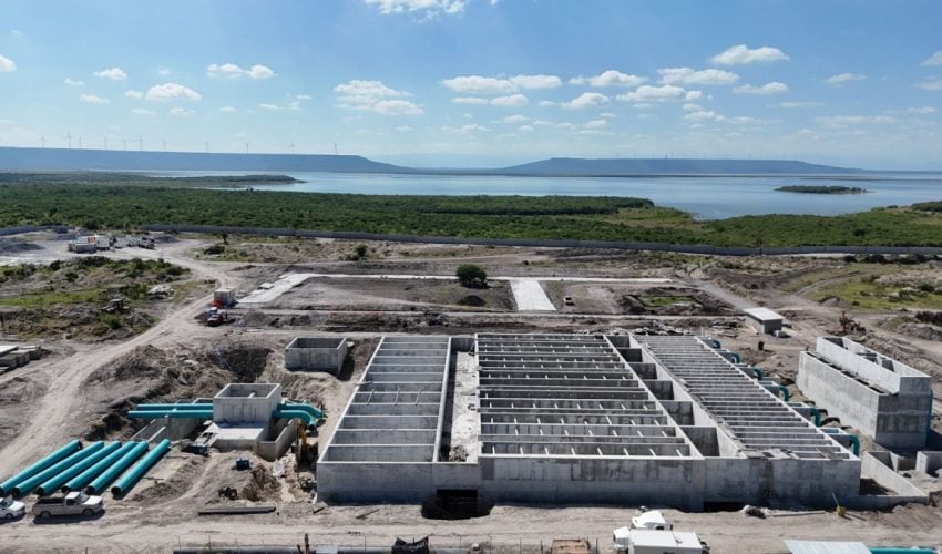 Fortalece Gobierno de Tamaulipas abasto de agua en la capital con planta potabilizadora