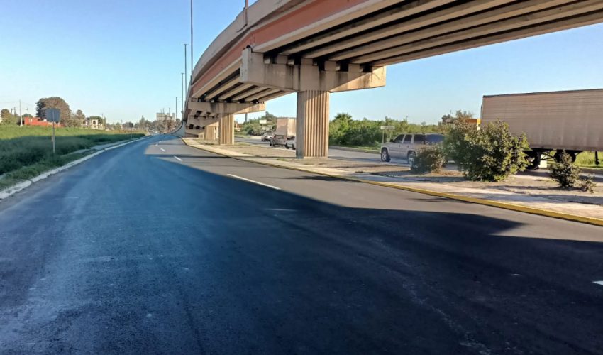Entrega de trabajos de rehabilitación de Pavimento Asfáltico en Matamoros