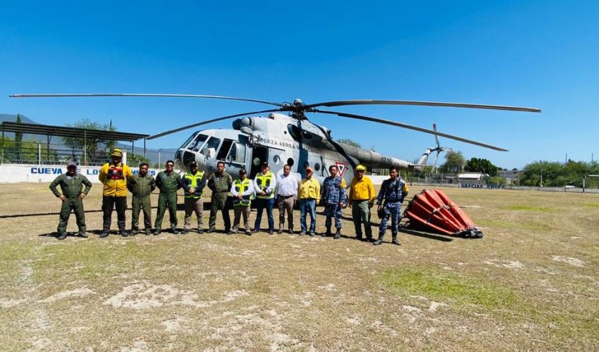 Apoya SEDENA combate de incendios forestales en Tamaulipas