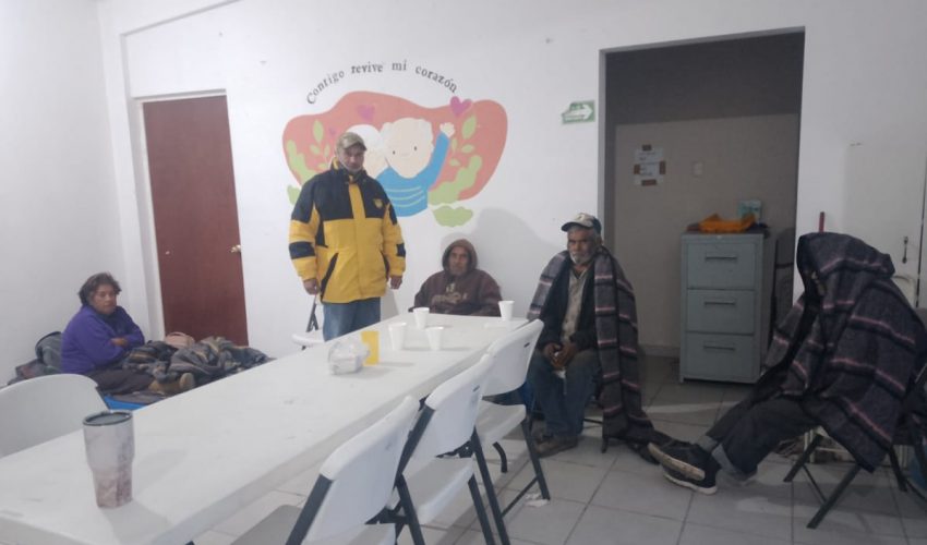 Operativos de Protección Civil brindan albergue a 202 personas por bajas temperaturas