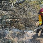 Refuerza Gobierno de Tamaulipas acciones coordinadas para el control de incendio forestal en Miquihuana