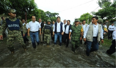 A petición del Gobernador Francisco García Cabeza De Vaca, emite SEGOB Declaratoria de Emergencia en Sur de Tamaulipas