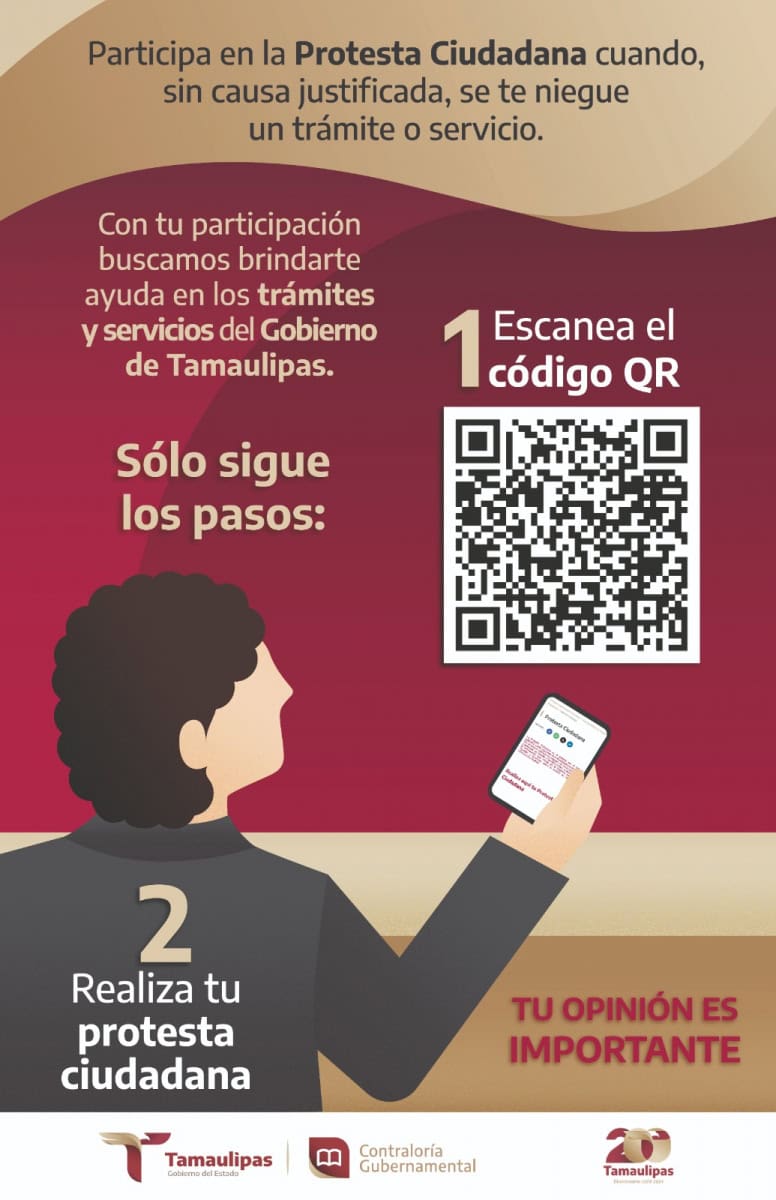 Participa en la PROTESTA CIUDADANA