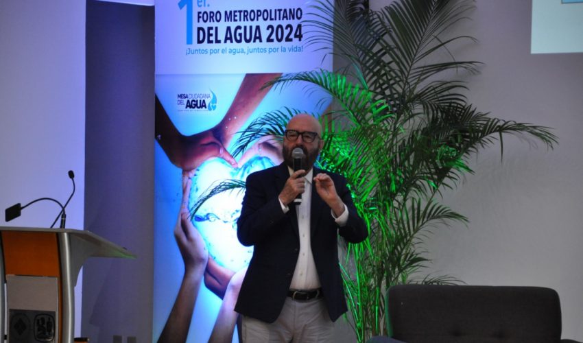 Participa secretario de Recursos Hidráulicos en 1er Foro Metropolitano del Agua 2024