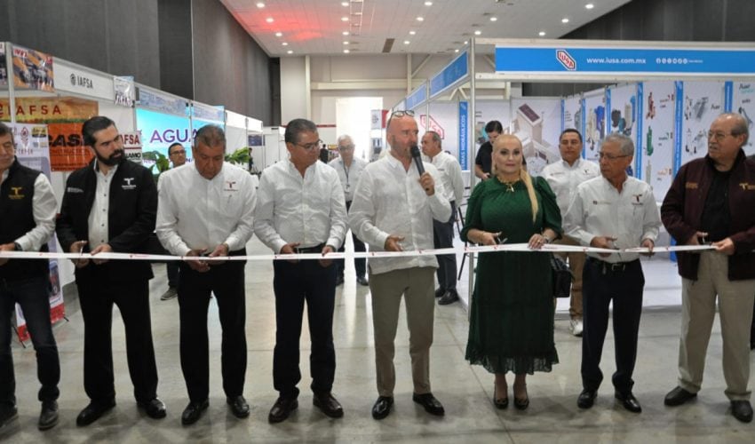 Inaugura secretario de Recursos Hidráulicos Expo del Tercer Foro Estatal del Agua 2025