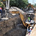 Supervisa SRHDS avances en la rehabilitación del drenaje en el municipio de González