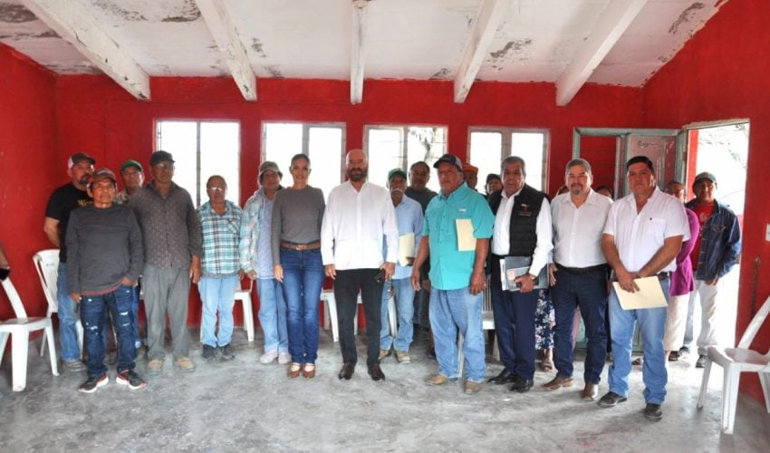 Atiende Secretaría de Recursos Hidráulicos problemática de agua en el ejido La Libertad Campesina de Jiménez