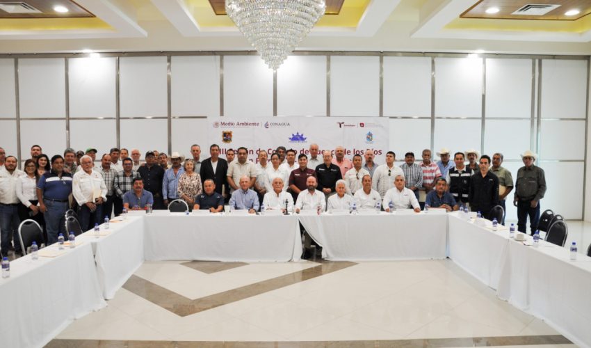 Firman la Secretaría de Recursos Hidráulicos y el Organismo de Cuenca Golfo Norte convenio para fortalecer la gestión de los Consejos de Cuenca