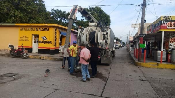 Trabajos de limpieza y desazolve