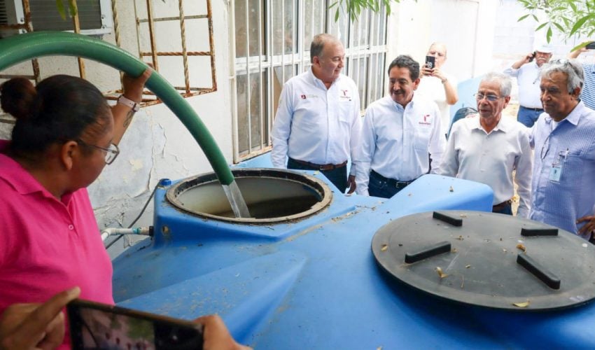 Refuerza Gobierno Estatal a través de la SRH acciones de abastecimiento de agua en Reynosa