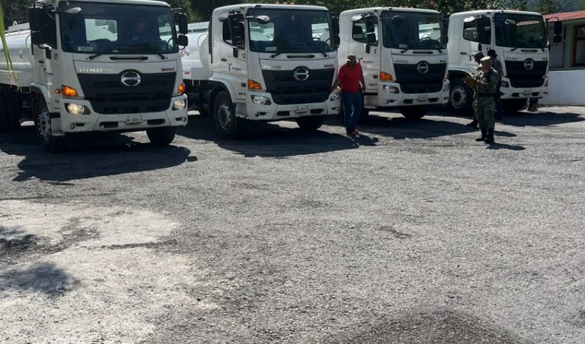 Envía Tamaulipas camiones cisterna al apoyo de Guerrero tras paso del huracán John