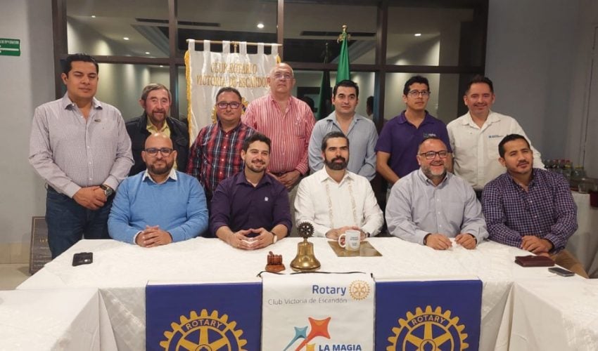 Reunión con el Club Rotario Victoria de Escandón.