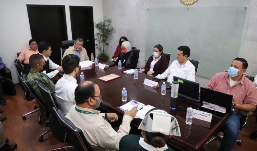 Evalúan avances de coberturas de vacunación en Tamaulipas