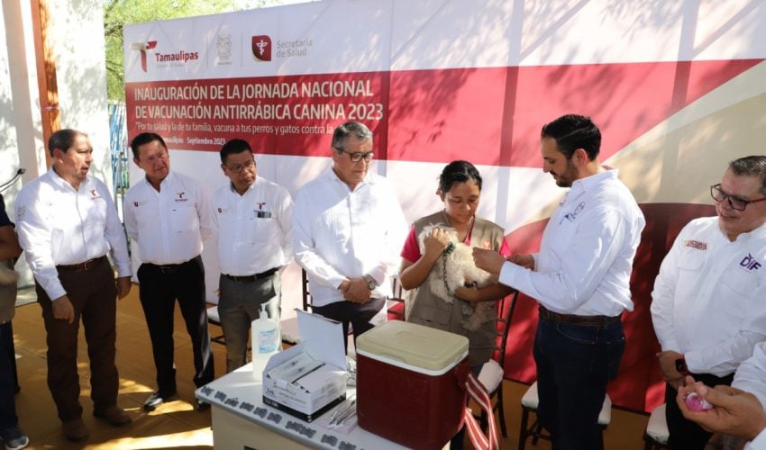 Arranca Jornada de Vacunación Antirrábica Canina y Felina 2023