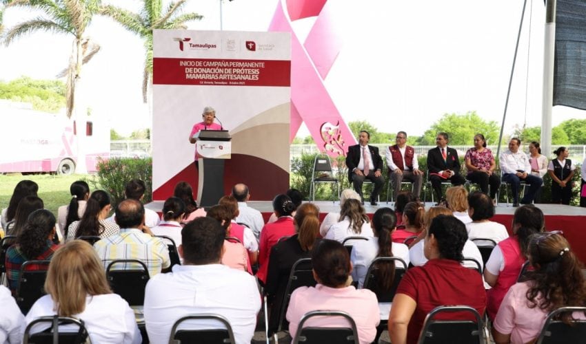 Inicia UNEME-DEDICAM campaña permanente de donación de prótesis mamarias artesanales