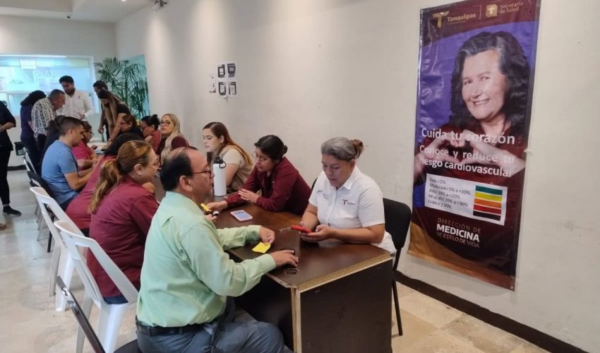 Realiza Salud tamizaje cardiovascular para fortalecer aplicación «Emergencias en Salud»