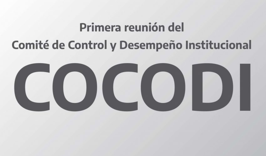 Primera reunión y toma de protesta de los integrantes del Comité de Control y Desempeño Institucional COCODI