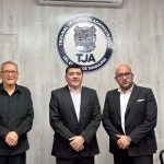 Reunión de trabajo con el Presidente del Tribunal de Justicia Administrativa de Tamaulipas