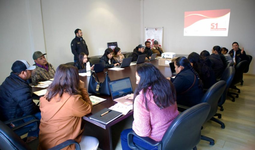 Capacitación en el municipio de Palmillas