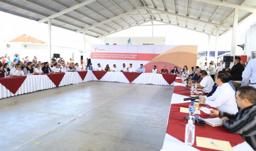 Instala gobierno de Tamaulipas mesa de apoyos para atender a migrantes