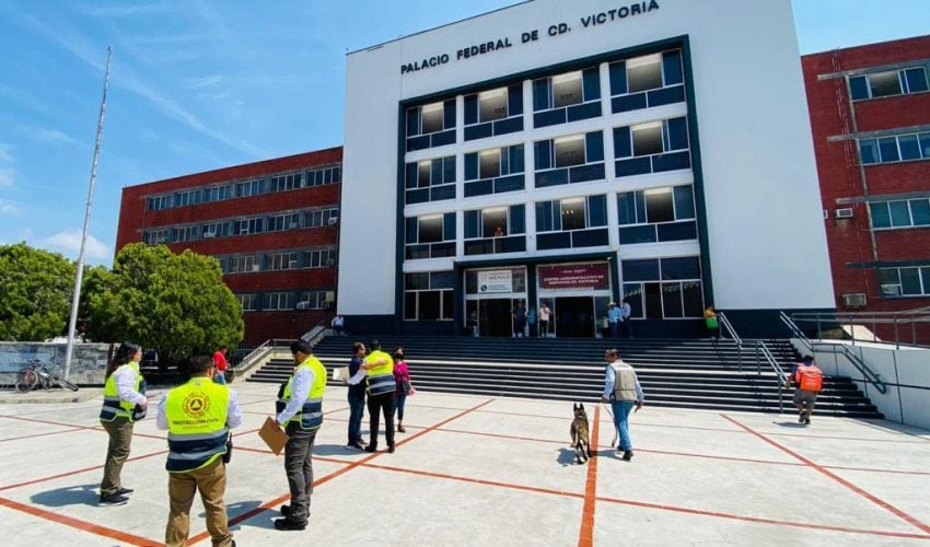 Participó Tamaulipas en el Primer Simulacro Nacional de Protección Civil 2023