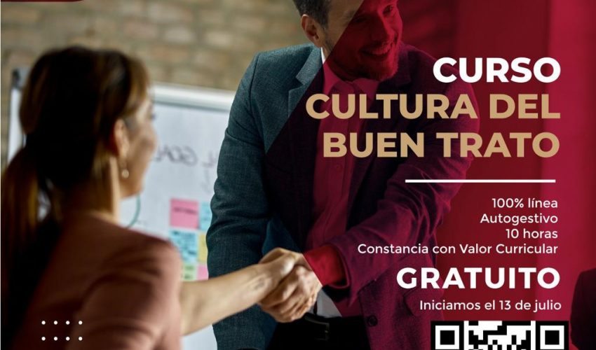 Invita Dirección de Mediación a Curso sobre  “Cultura del Buen Trato”
