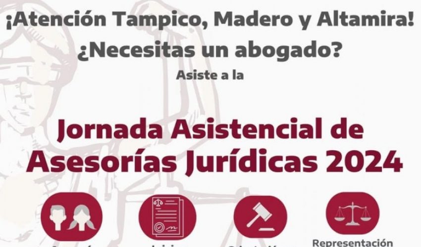 Tendrá zona conurbada Jornada Asistencial de Asesorías Jurídicas Gratuitas