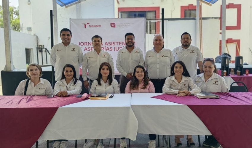 Realiza Instituto de Defensoría Pública del Estado de Tamaulipas Jornada Asistencial de Asesorías Jurídicas 2025 en Soto la Marina