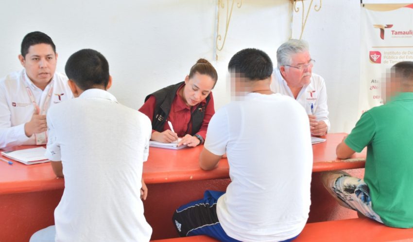 Supervisa Instituto de Defensoría Pública la situación jurídica de adolescentes en internamiento en Güémez