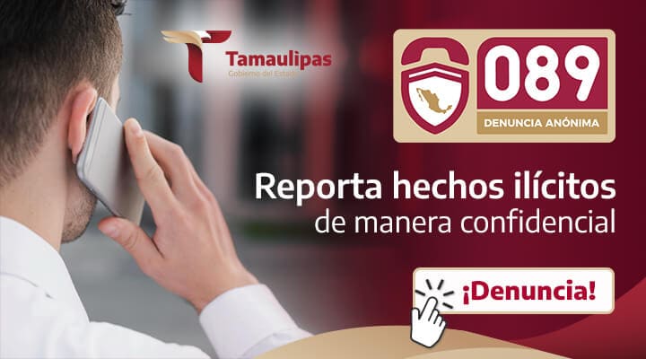 Reporta hechos ilicitos de manera confidencial