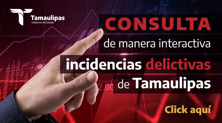 Consulta de manera interactiva incidencias delictivas de Tamaulipas