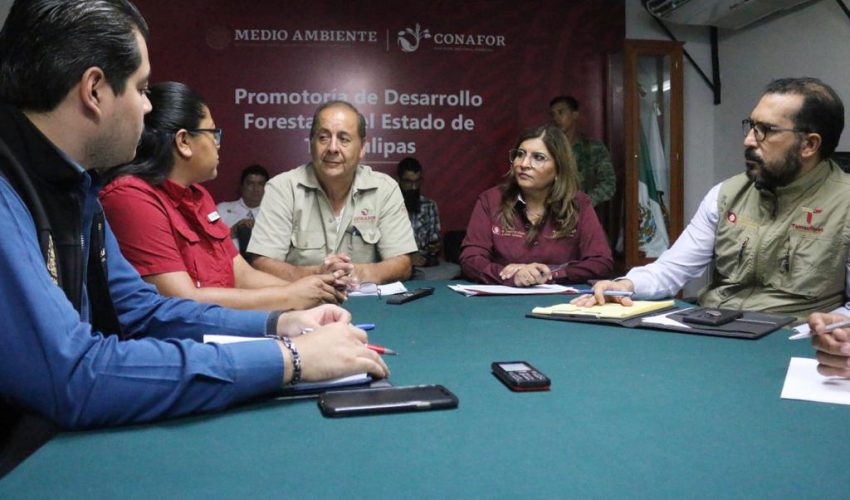 Contribuye SEDUMA en el combate de incendios forestales