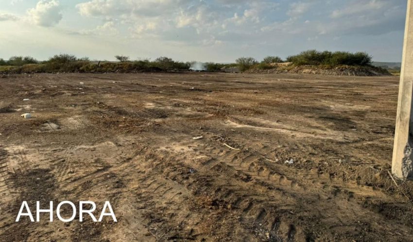 Detectó la PAUT riesgo ambiental en Camargo; limpian y reubican desechos