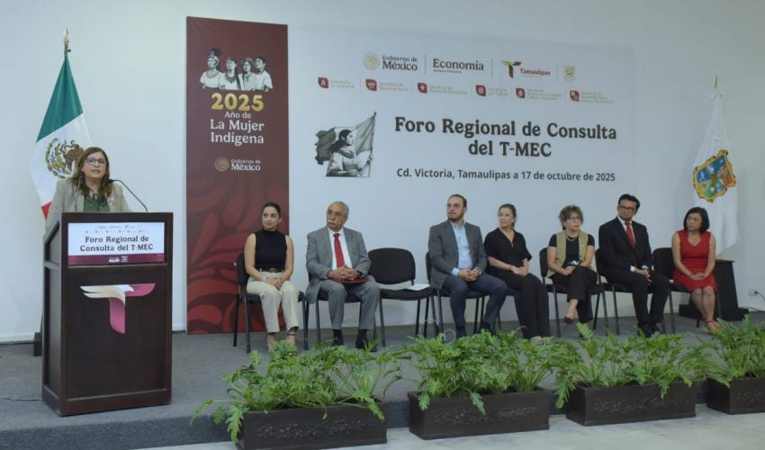 Coloca Tamaulipas la sostenibilidad en el centro del diálogo del T-MEC