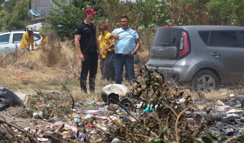 Previene SEDUMA inundaciones, enfermedades e incendios causados por tiraderos clandestinos