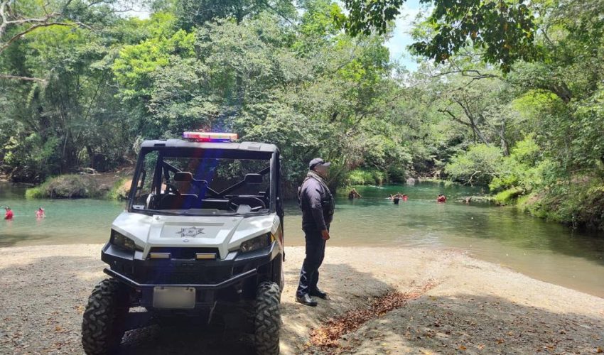 Vigilancia permanente de la Guardia Estatal brinda seguridad a vacacionistas