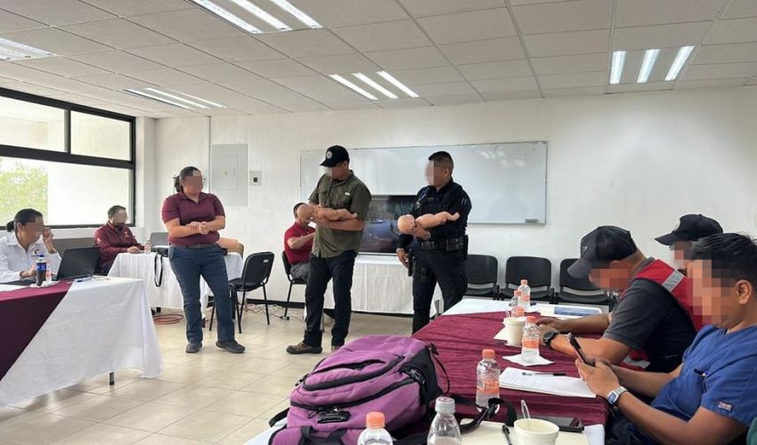 Personal de la Guardia Estatal se capacita en Soporte Vital Básico