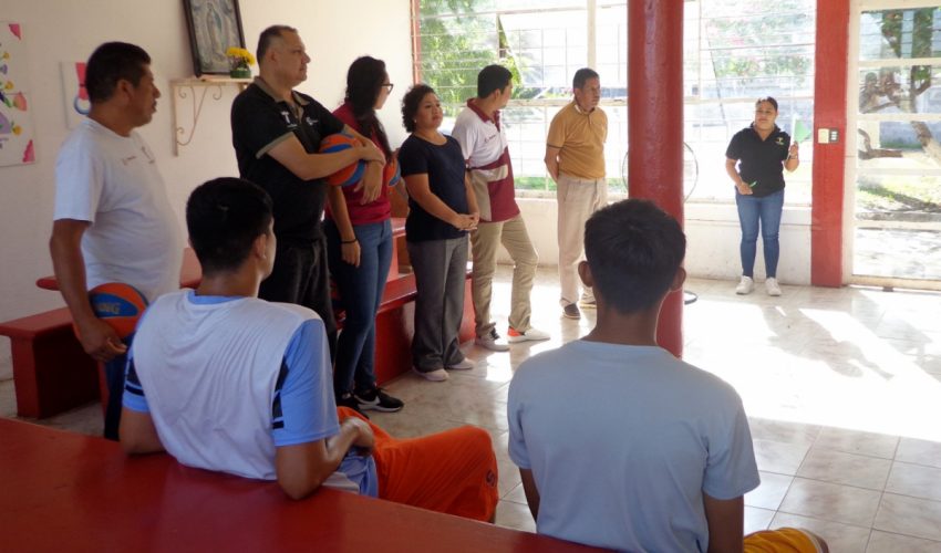 A través del deporte se trabaja la reinserción social de adolescentes en internamiento