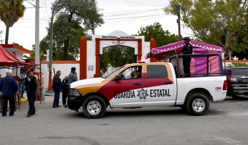 Guardia Estatal implementa operativo de seguridad por Día de Muertos
