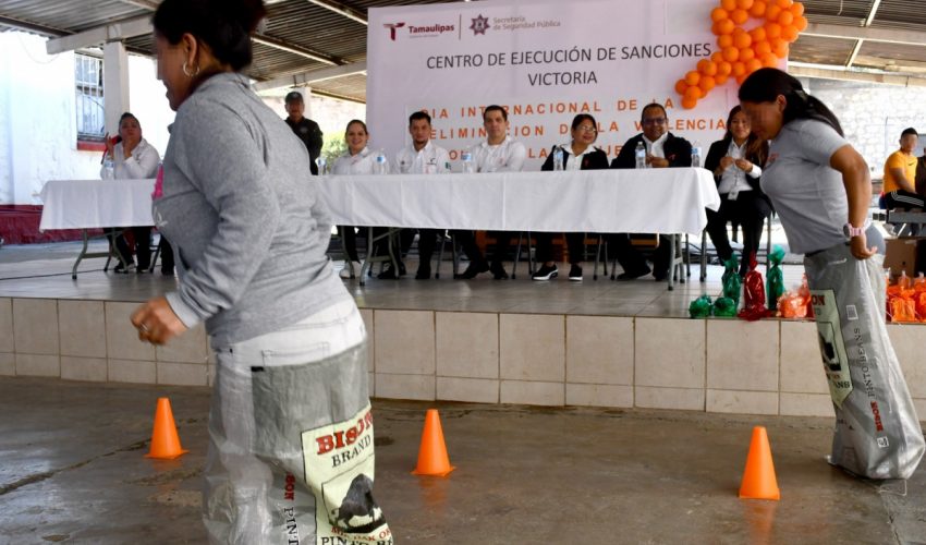 Mujeres del CEDES Victoria participan en actividades alusivas al “Día Naranja”