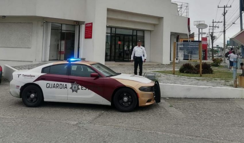Vigilancia permanente de la Guardia Estatal durante pago de aguinaldos y prestaciones