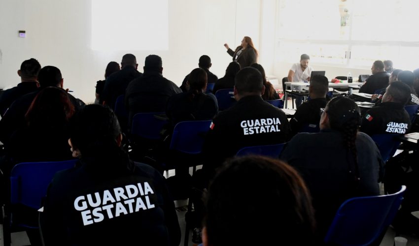 Elementos de la Guardia Estatal asisten a curso-taller “Derechos Humanos y llenado del Informe Policial Homologado”