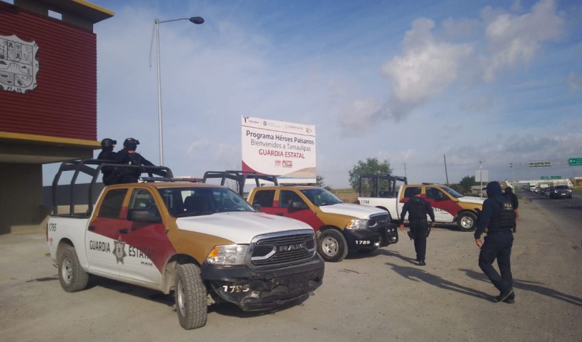 Guardia Estatal brinda seguridad a Caravana Migrante
