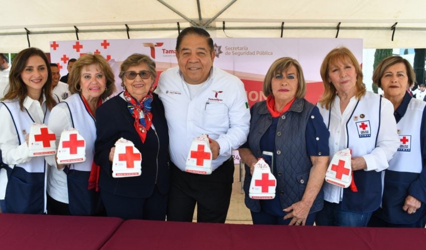 Se suma Secretaría de Seguridad Pública a Colecta Nacional de la Cruz Roja Mexicana