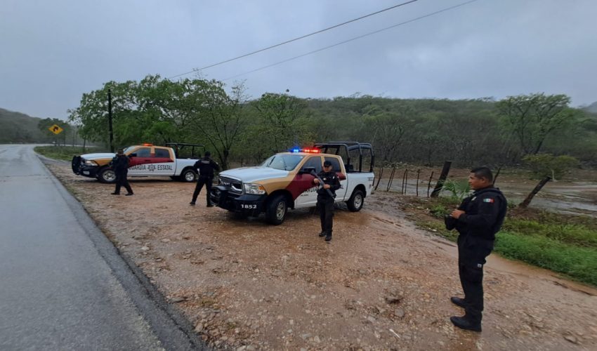 Plan Tamaulipas de la SSPT continúa brindando apoyo a la ciudadanía tras el paso de “Alberto”