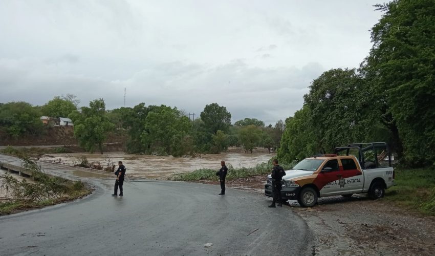Realiza Guardia Estatal acciones preventivas en zonas de riesgo ante anuncio de próximas lluvias