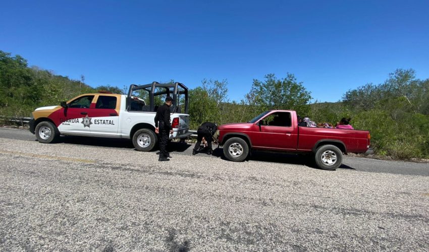 Guardia Estatal brinda apoyo a automovilistas en su tránsito por Tamaulipas